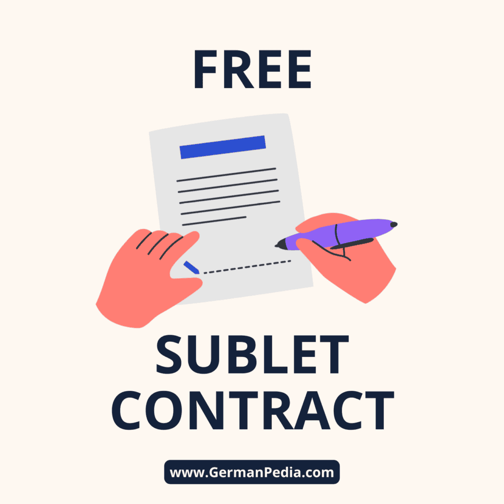 Sublet contract