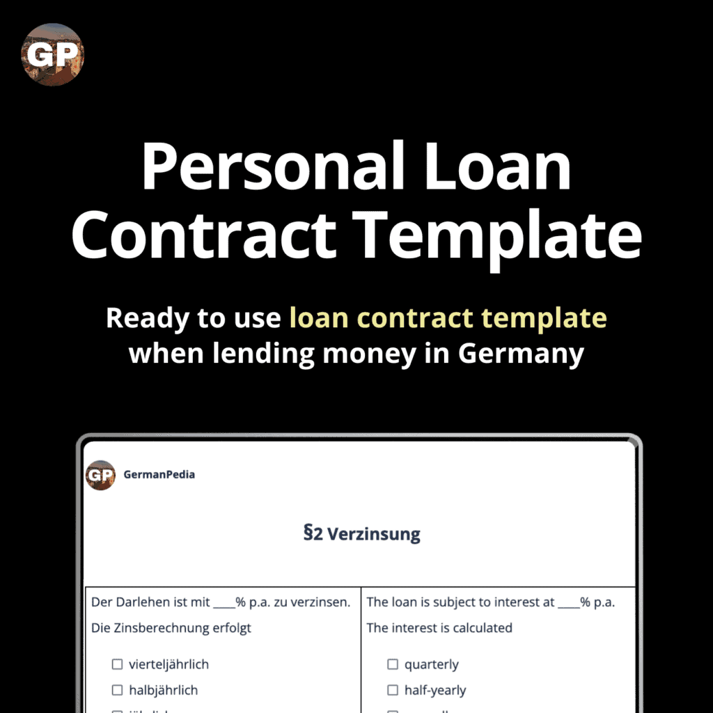 personal loan contract