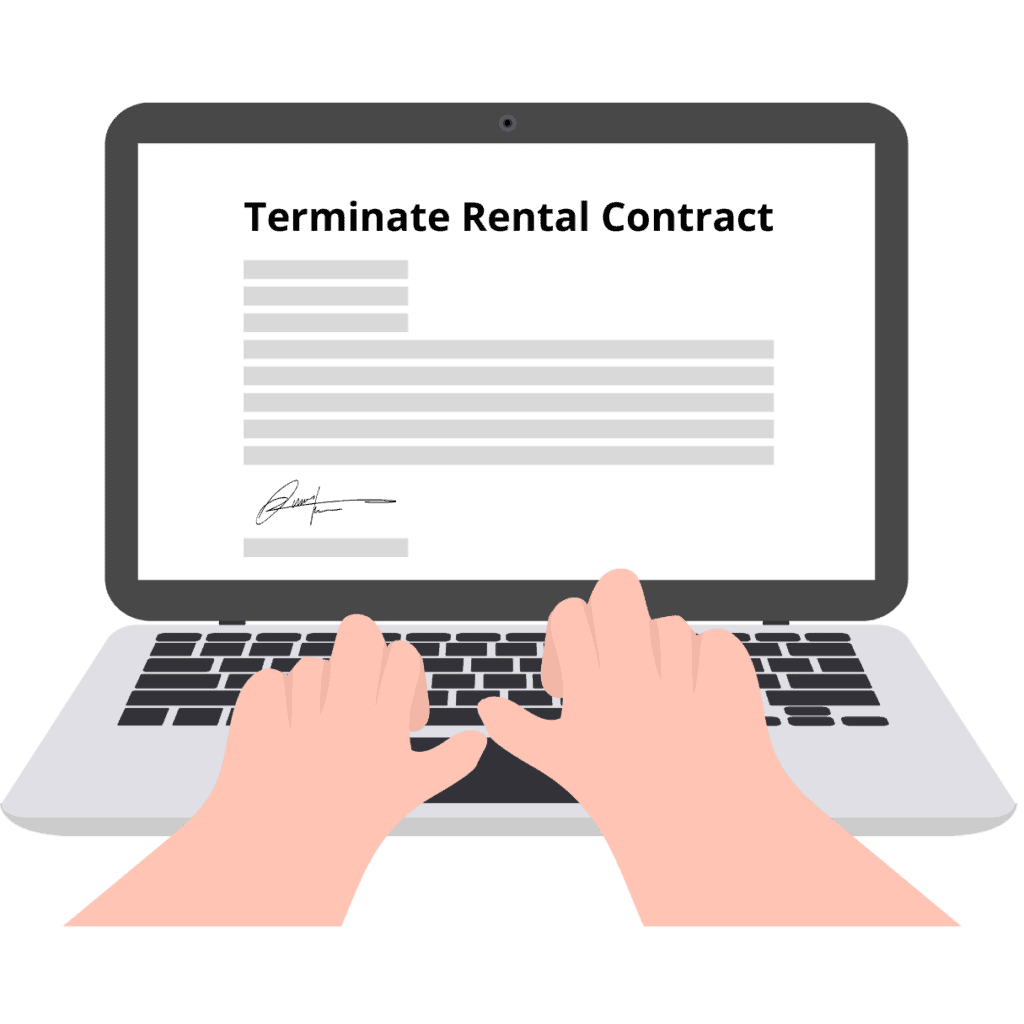 rental contract termination letter generator