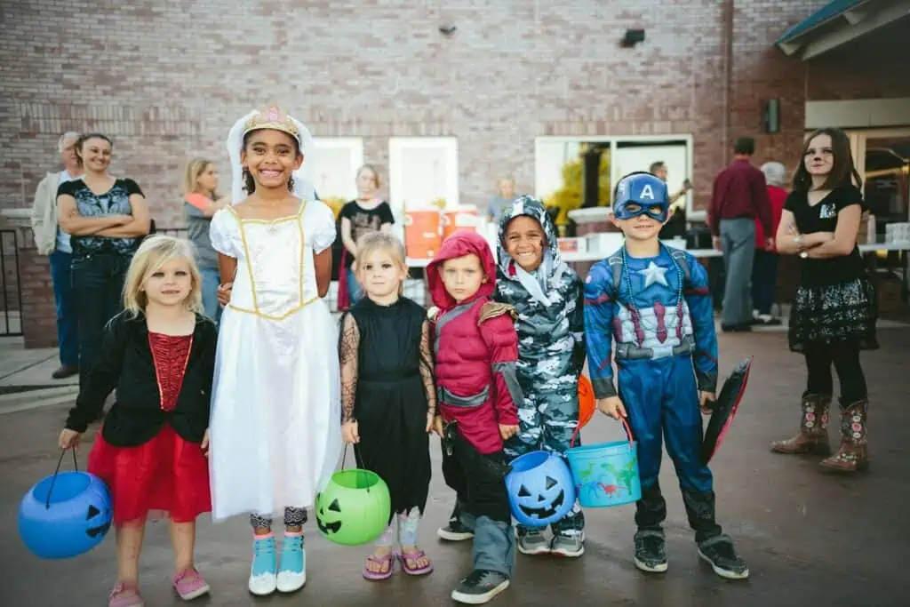 children group photo at first day of school in Germany