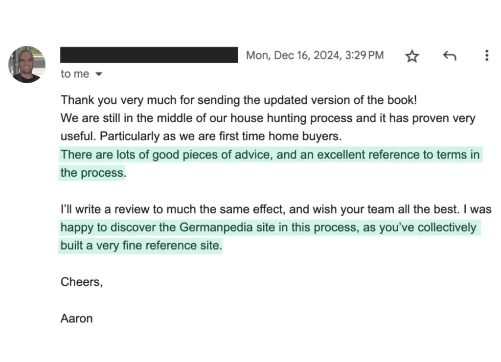 buy a house in Germany ebook review