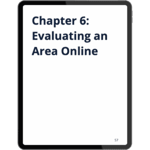 evaluating an area and property