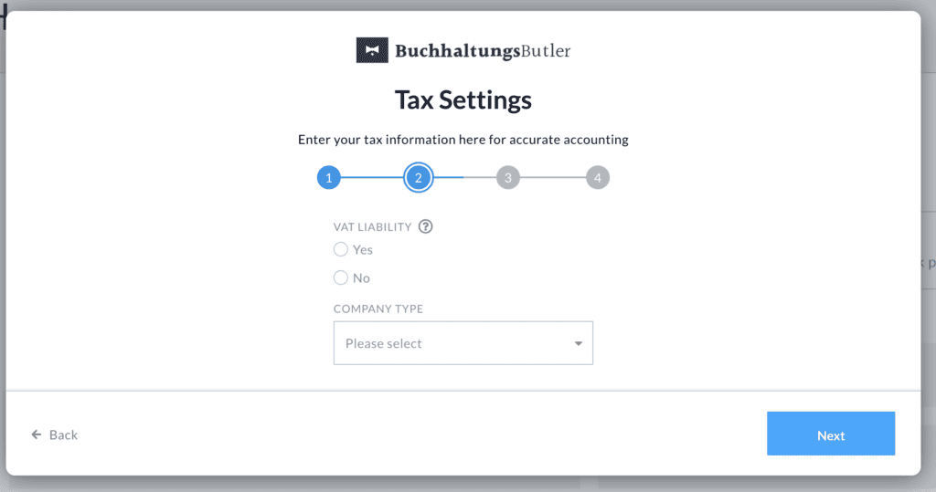 buchhaltungsbutler oboarding